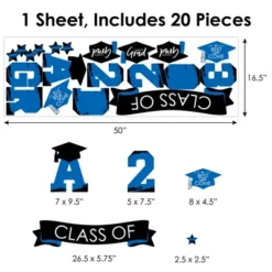 Big Dot Of Happiness Blue Class Of 2023 Graduation Party Wall Decals Set Of 20 -Nursery Decor Store GUEST fa2a4472 c8da 4bc9 a36e f8137d5cf1f6