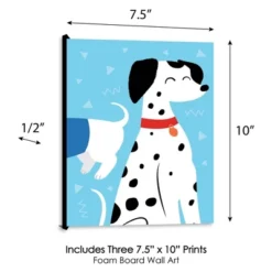 Big Dot Of Happiness Pawty Like A Puppy - Dog Nursery Wall Art And Kids Room Decorations - Gift Ideas - 7.5 X 10 Inches - Set Of 3 Prints -Nursery Decor Store GUEST fa9b9708 0e97 4669 a716 4729ea7a81b0