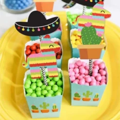 Big Dot Of Happiness Let's Fiesta - Paper Straw Decor - Fiesta Party Striped Decorative Straws - Set Of 24 -Nursery Decor Store GUEST fd021c32 f9db 45cb b8d3 9615c5dbaf7f