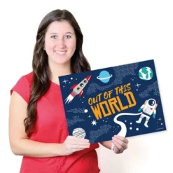 Big Dot Of Happiness Blast Off To Outer Space - Party Table Decorations - Rocket Ship Baby Shower Or Birthday Party Placemats - Set Of 16 -Nursery Decor Store GUEST fd1dca89 b017 431d ae4a db0a9a5f4982