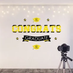 Big Dot Of Happiness Yellow Graduation Party Photo Backdrop - Wall Decals -Nursery Decor Store GUEST fd948db1 7c3d 4197 9eba e797a7e5d347