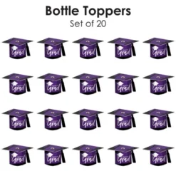 Big Dot Of Happiness Purple Grad - Best Is Yet To Come - DIY Grad Cap Purple Graduation Party Bottle Topper Decorations - Set Of 20 -Nursery Decor Store GUEST ff35cd70 5ce2 4778 aff6 169dcd04114b