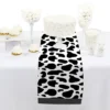 Big Dot Of Happiness Cow Print - Petite Farm Animal Party Paper Table Runner - 12 X 60 Inches
